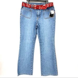 Carolina Blues Bootcut Stretch Blue Jeans Women